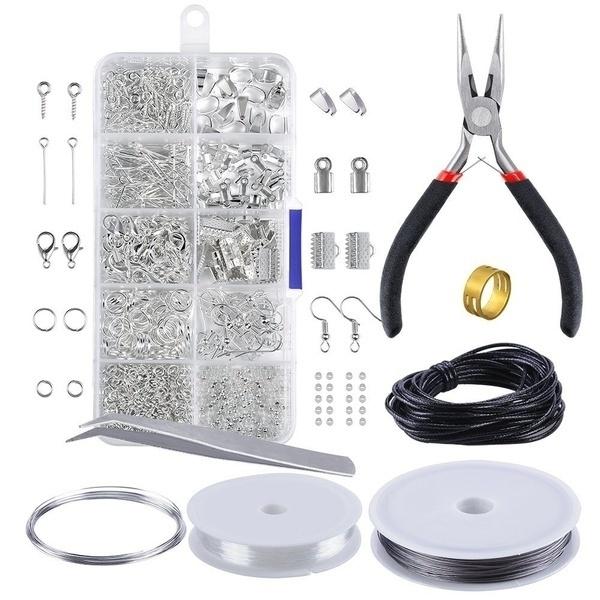 DIY Jewelry Making Starter Tools Kit Bracelet Necklace Findings Jump Ring Supplies, Banggood  - buy with discount