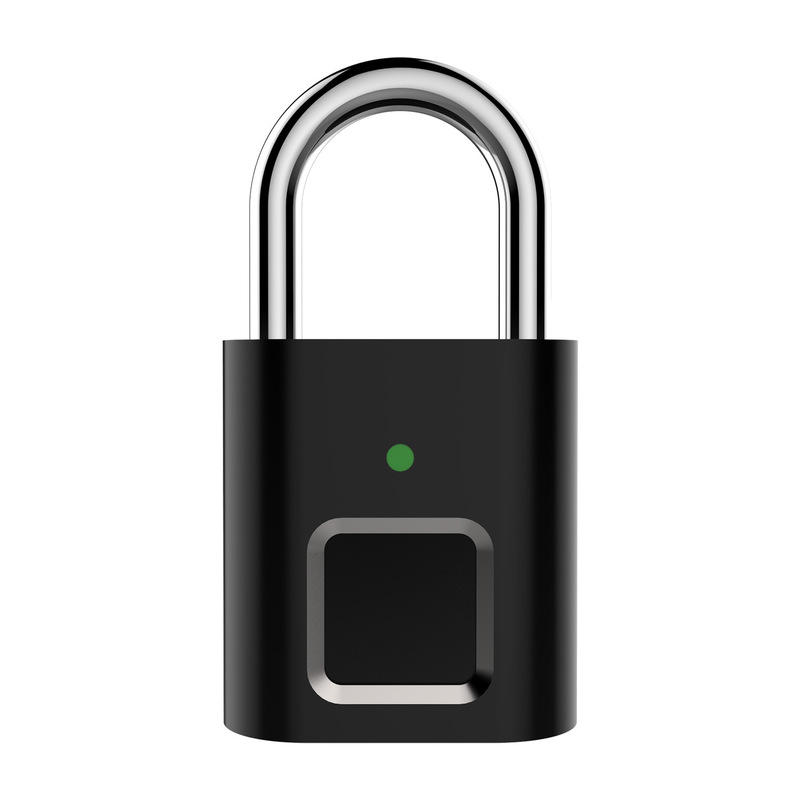 AnytkeL34スマート指紋ドアロック盗難防止0.5秒ロック解除トラベルラゲッジロックキーレス引き出しロック 