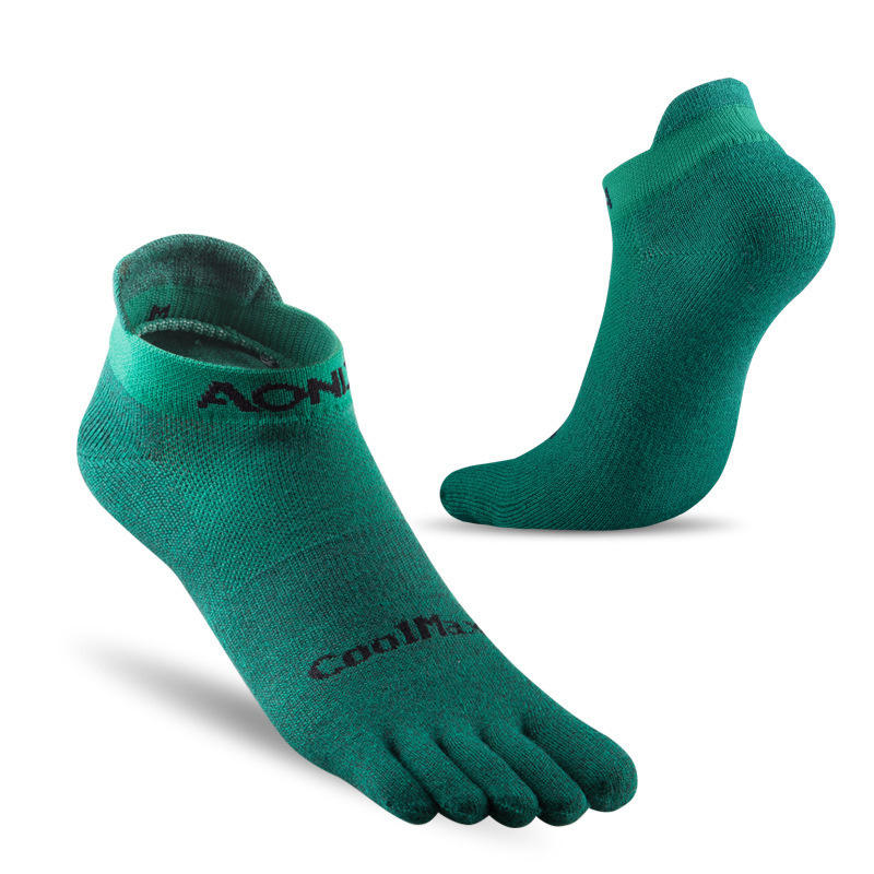 AONIJIE 1 Pairs Five Finger Socks Sports Breathable Cotton Toe Short Tube Sock