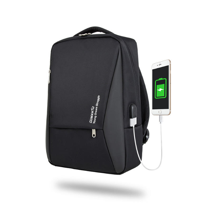 OUMANTU 14L USB Sırt Çantası Su Geçirmez 15.6 inç Dizüstü Çanta Omuz Çanta