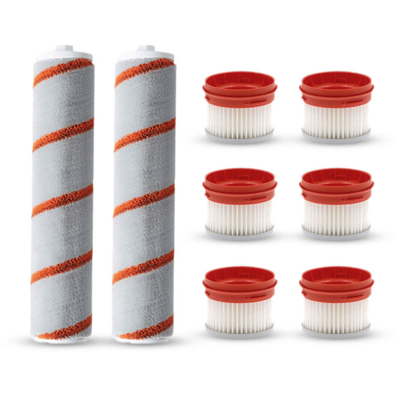 

8PCS Roller Brushes Filter Replacements for Xiaomi Dreame V9 Cordless Handheld Vacuum Cleaner Non-original