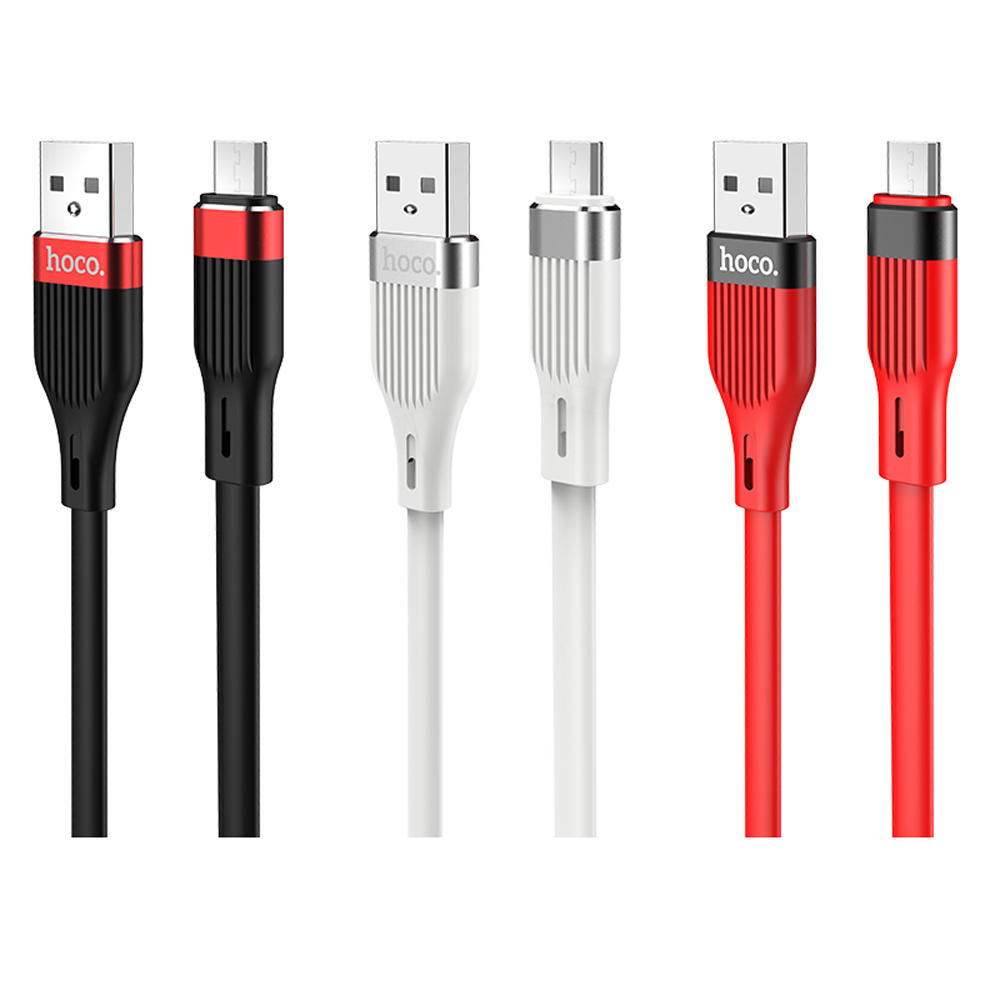 HOCO U72 2.4A Type C Micro USB Fast Charging Data Cable For Huawei P30 Pro Mate 30 Mi9 9Pro 7A 6Pro OUKITEL Y4800