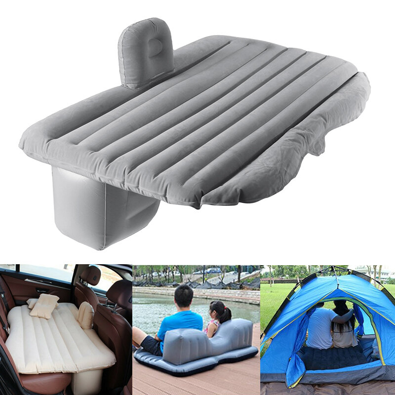 136x84x44cm Inflatable Air Mattresses Camping Travel Car Back Seat Rear Seat Rest Cushion Sleeping P