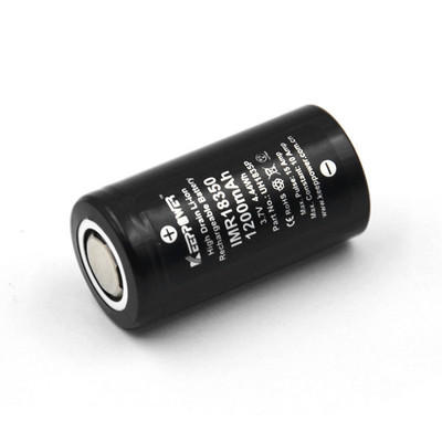 2-delige Keeppower IMR18350 10A ontlading 1200 mAh oplaadbare 18350 batterij voor alle Astrolux 1835