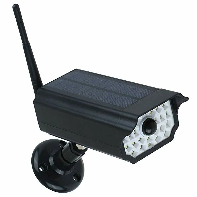 Guudgo solar flashing led light f ake cameras surveillance cameras dummy video cctv solar simulation camera with infrared sense