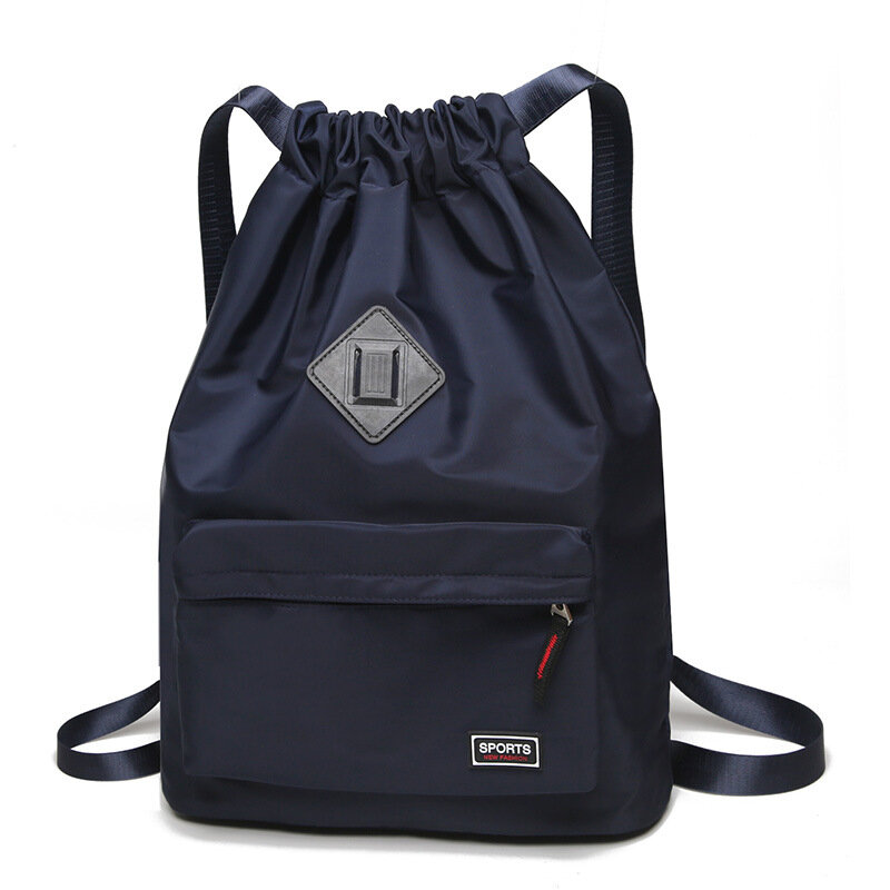 Nylon Portable Foldable Sports Gym Drawstring Bag Yoga Bag Outdoor ...