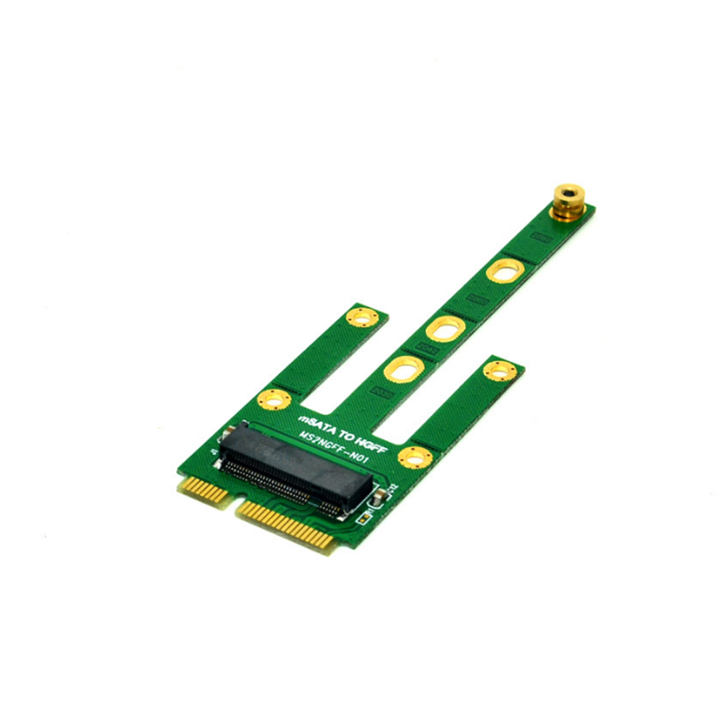 ITHOO MS2NGFF-N01 M.2 NGFF SATA naar mSATA-interface M.2 NGFF SSD PCI-E-uitbreidingskaart 6 Gbps voo