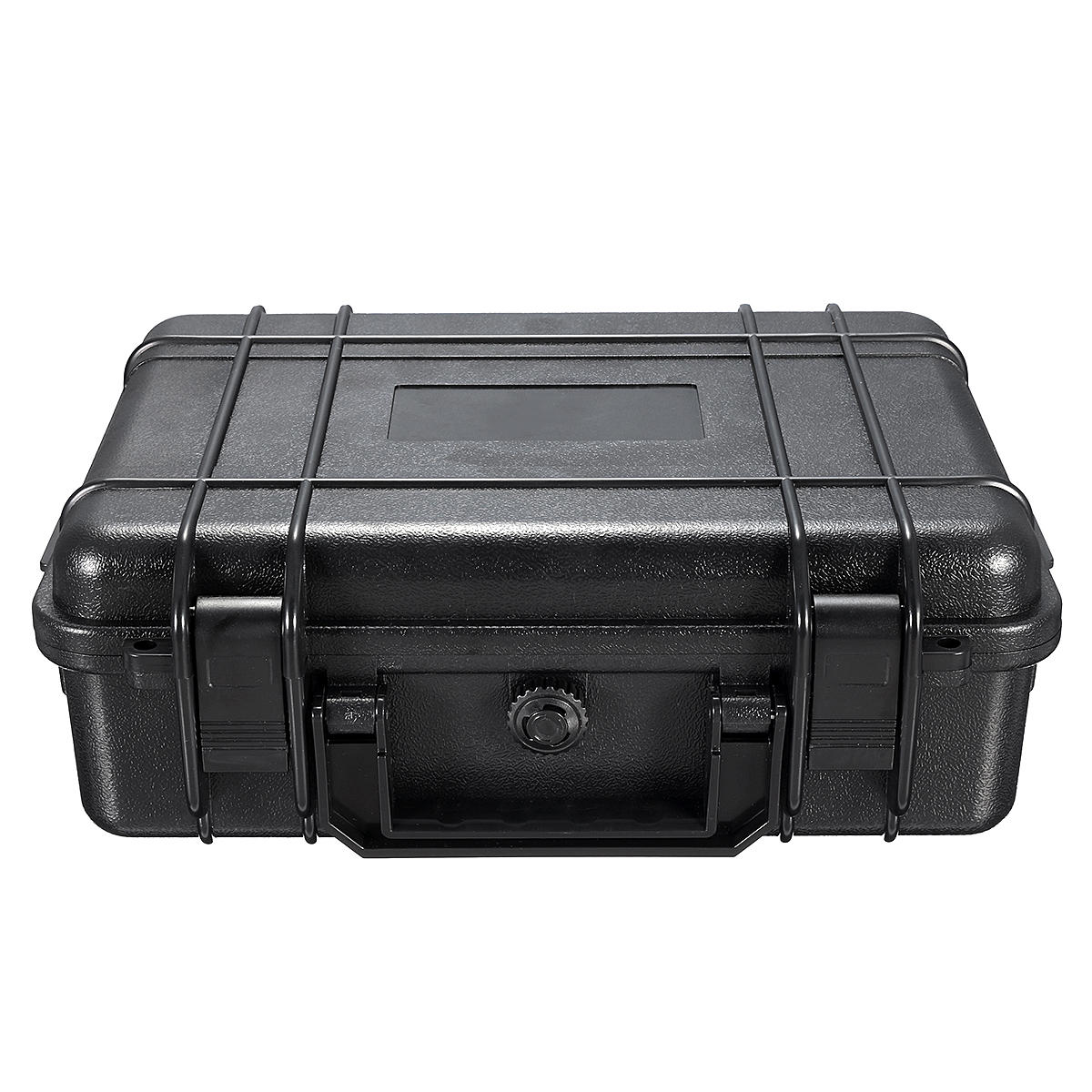 Black Water Resistant Hard Plastic Camera Carry Case Tool BOX Portable Organizer 