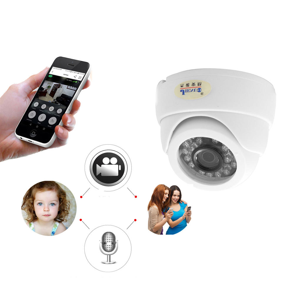 JIENUO JN-IP517AR-D Wifi Camera 1080P CCTV Surveillance Video Security Wireless Audio IPCam Indoor C