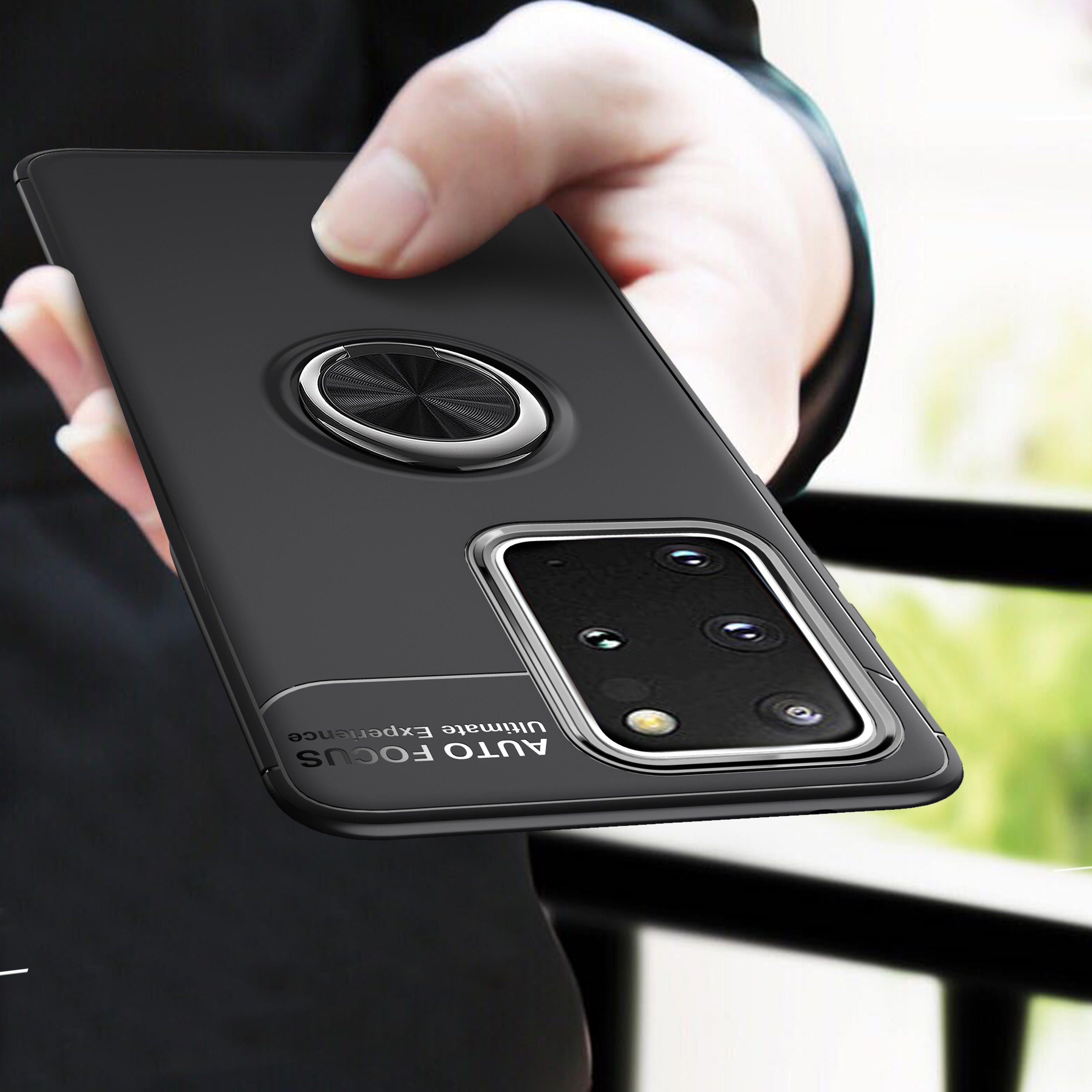 

Bakeey 360º Вращающийся держатель магнитного кольца Soft ТПУ Противоударный Защитный Чехол для Samsung Galaxy S20 + / Ga