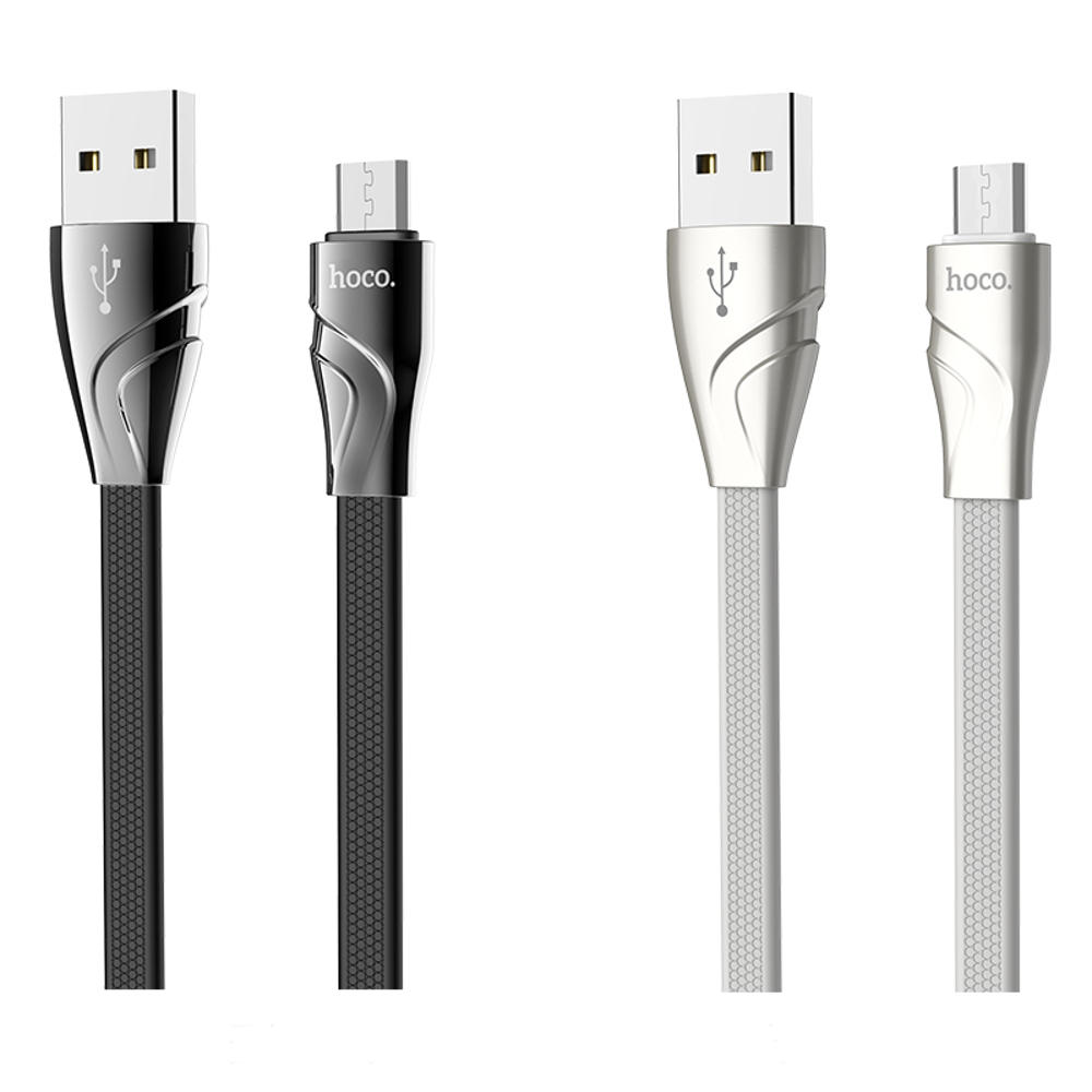 HOCO U57 Twisting Micro USB Charging Data Sync Cable for Tablet Smartphone 1.2M