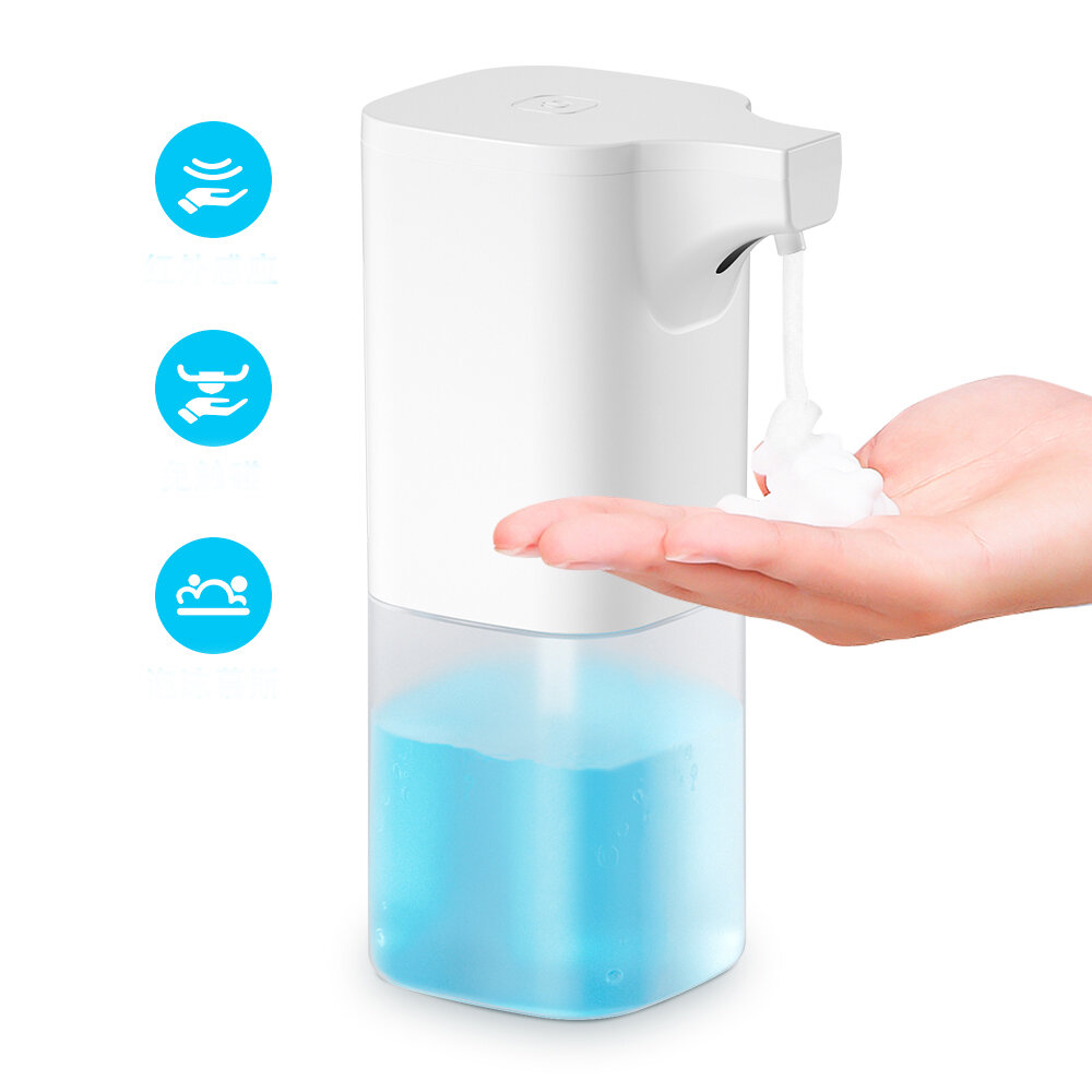 Xiaowei X6 350ml Dispensador automático Jabón IR Sensor Dispensador de líquido de espuma Impermeable Lavadora de manos J