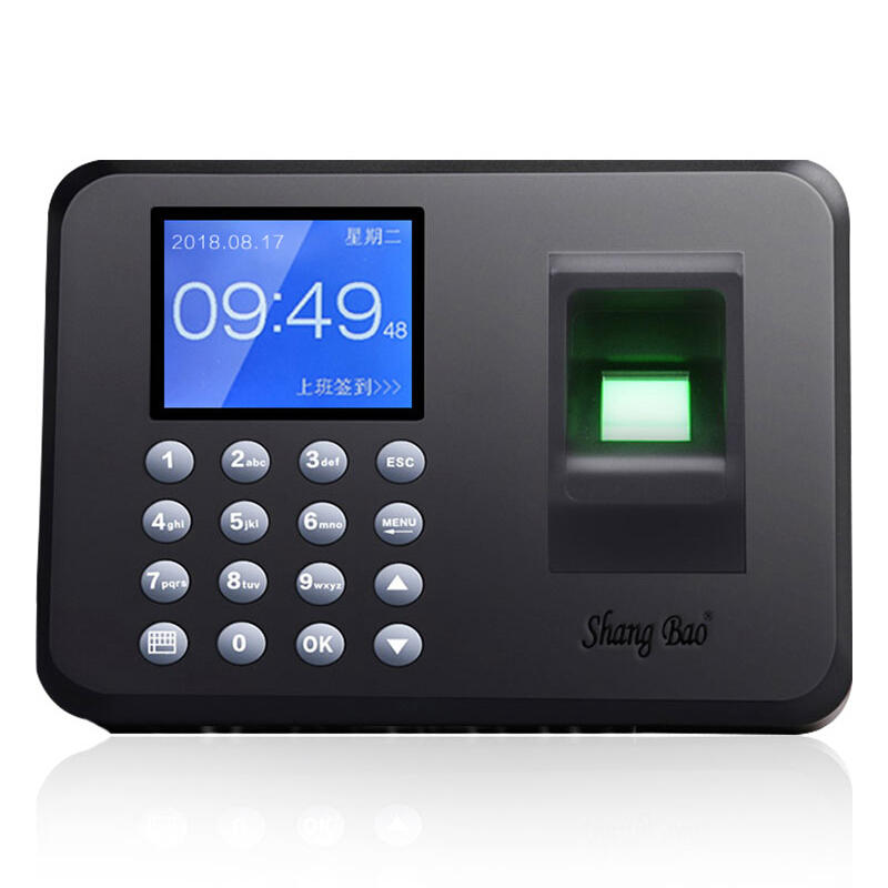 

SHANGBAO A206 Fingerprint Attendance Machine Chinese And English Card Machine Color 2.4 inch LCD Screen Display Device E