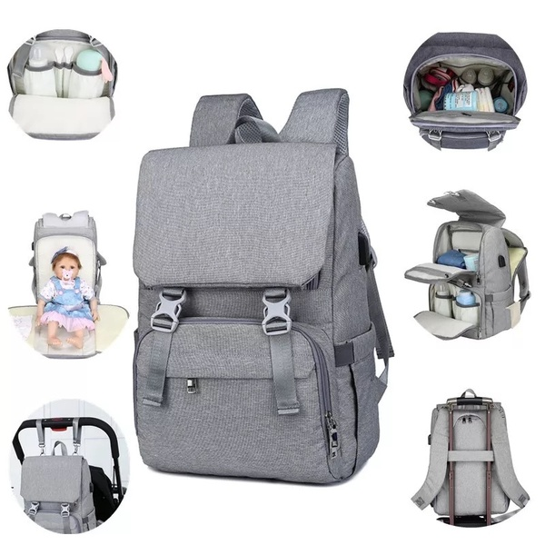 Outdoor Mummy Travel Backpack Large Baby Nappy Changing Bag  for mom Nursing bag