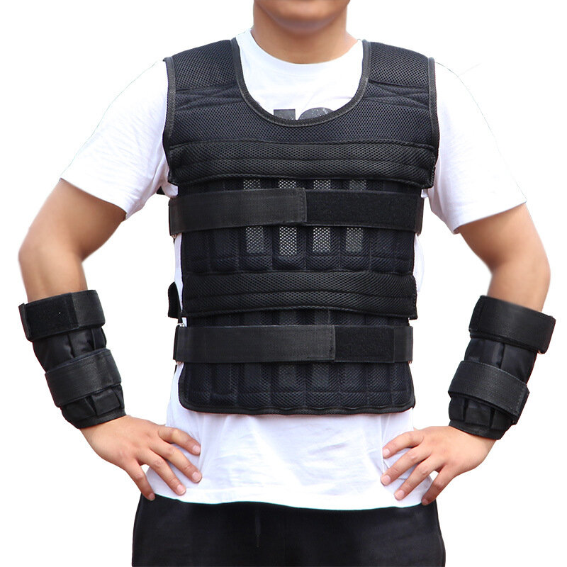 KALOAD Breathable Adjustable Running Sandbag Vest Fitness Sports Weight-bearing Vest