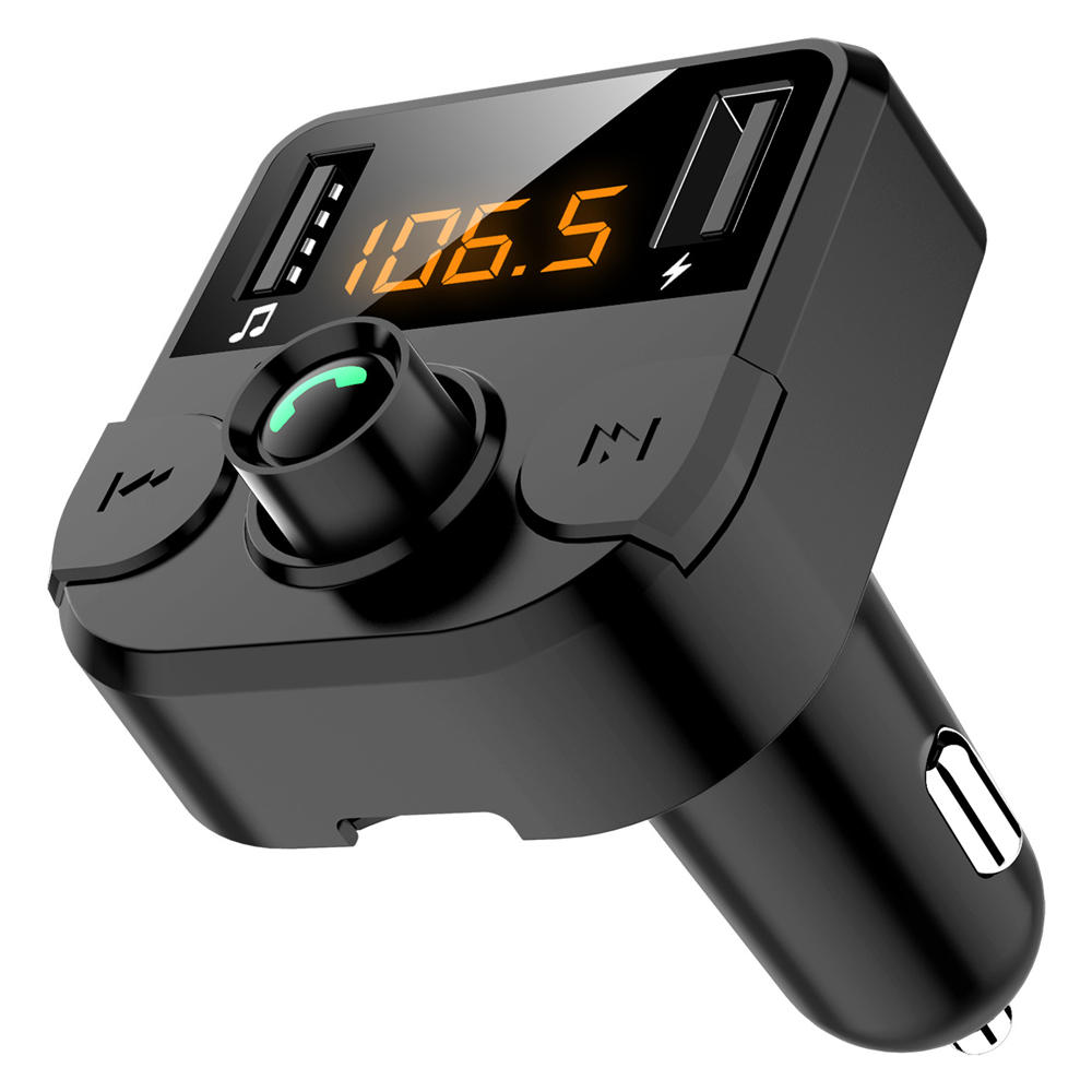 

Bakeey 3.1A Dual USB Digital Display bluetooth FM Transmitter Fast Charging Car Charger For iPhone XS 11 Pro Huawei P30