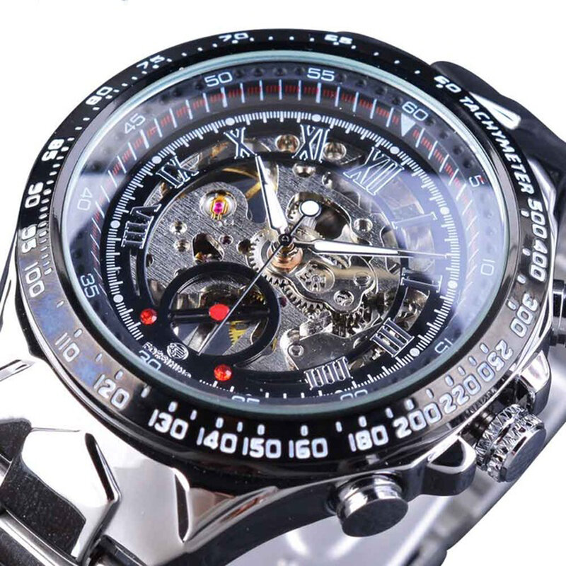 

Forsining S107 Fashion Men Watch 3ATM Waterproof Luminous Display Automatic Mechanical Watch