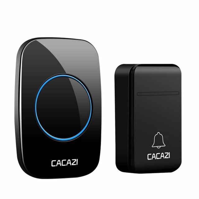 

CACAZI FA12 Self-Powered Wireless Doorbell Waterproof Smart No Battery Home Cordless Bell 200M Remote 38 Chimes