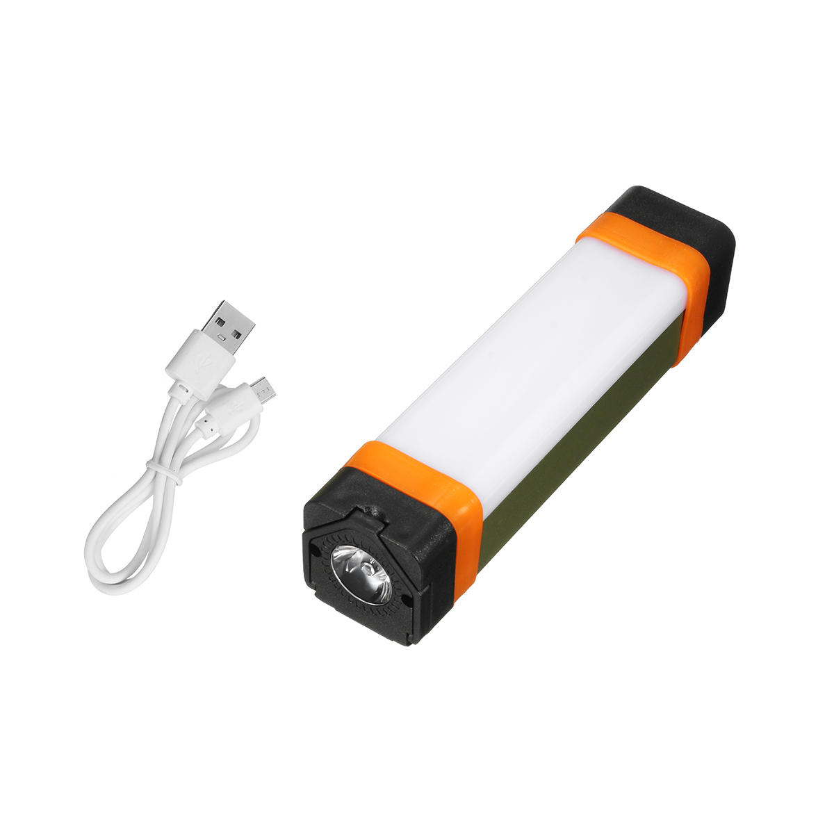 Multifunción para exteriores cámping Luz USB recargable Luz de emergencia Banco de energía Lámpara Luz de trabajo con Imán y Gancho