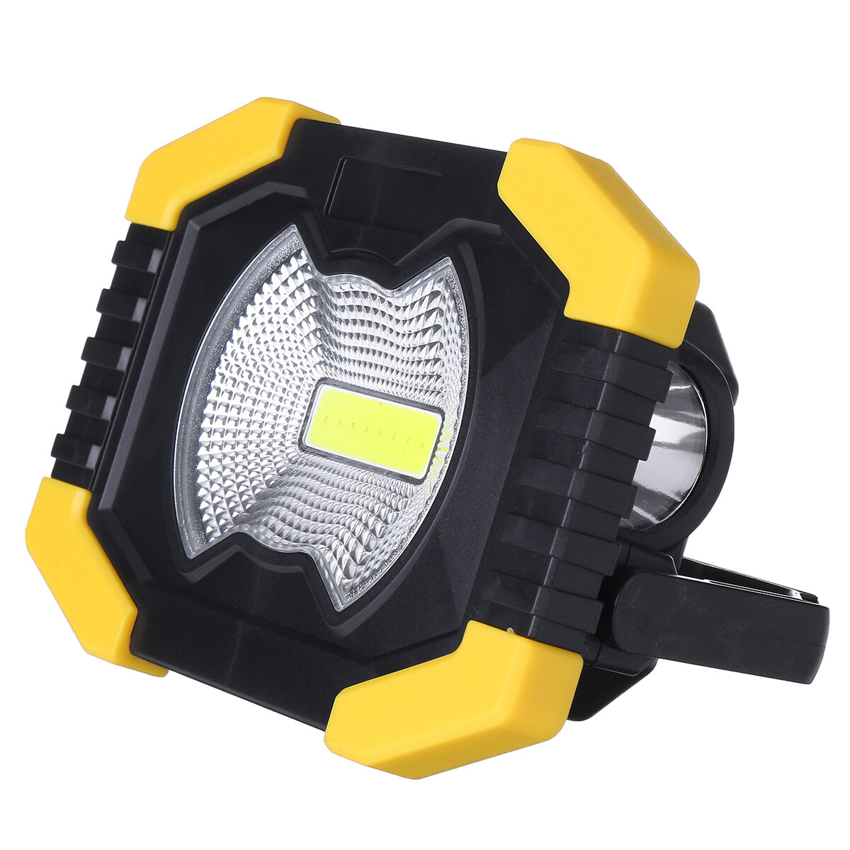 AA/Solar Battery COB 750LM Rechargeable Waterproof LED Portable Spotlight Work Light for Outdoor Cam