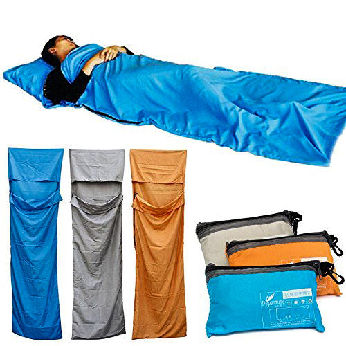 Bolsa de dormir para camping IPRee® para viajes y senderismo al aire libre, colchoneta para dormir en albergues