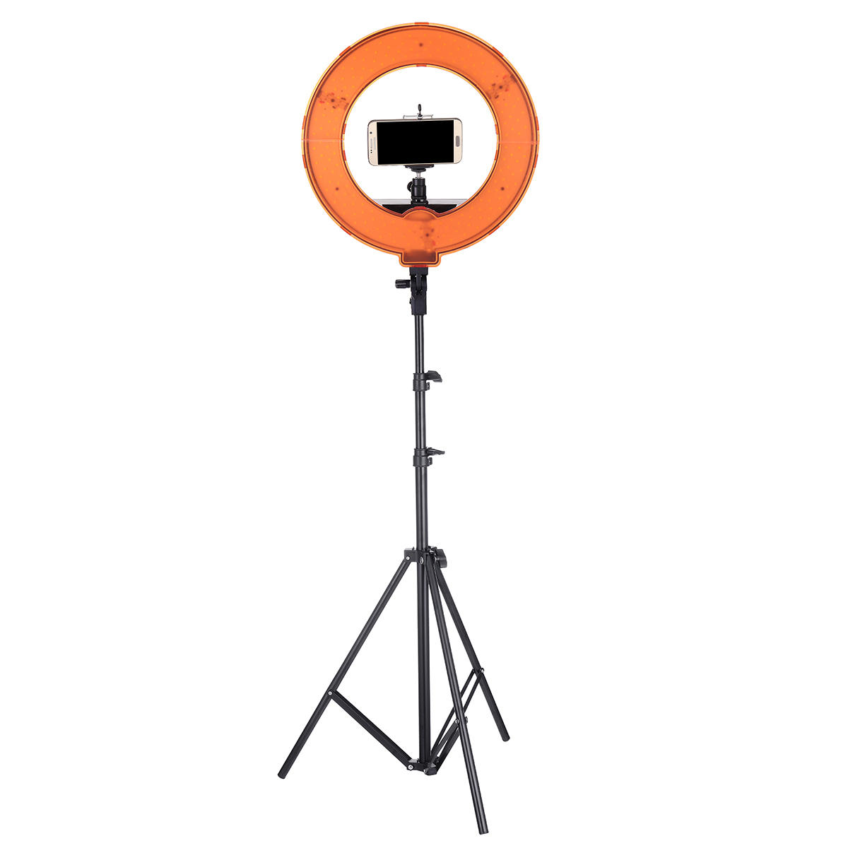 12 Inch Dimbare LED Video Ring Light met Diffuser Statief Stand Holder voor Youtube Tik Tok Live Str