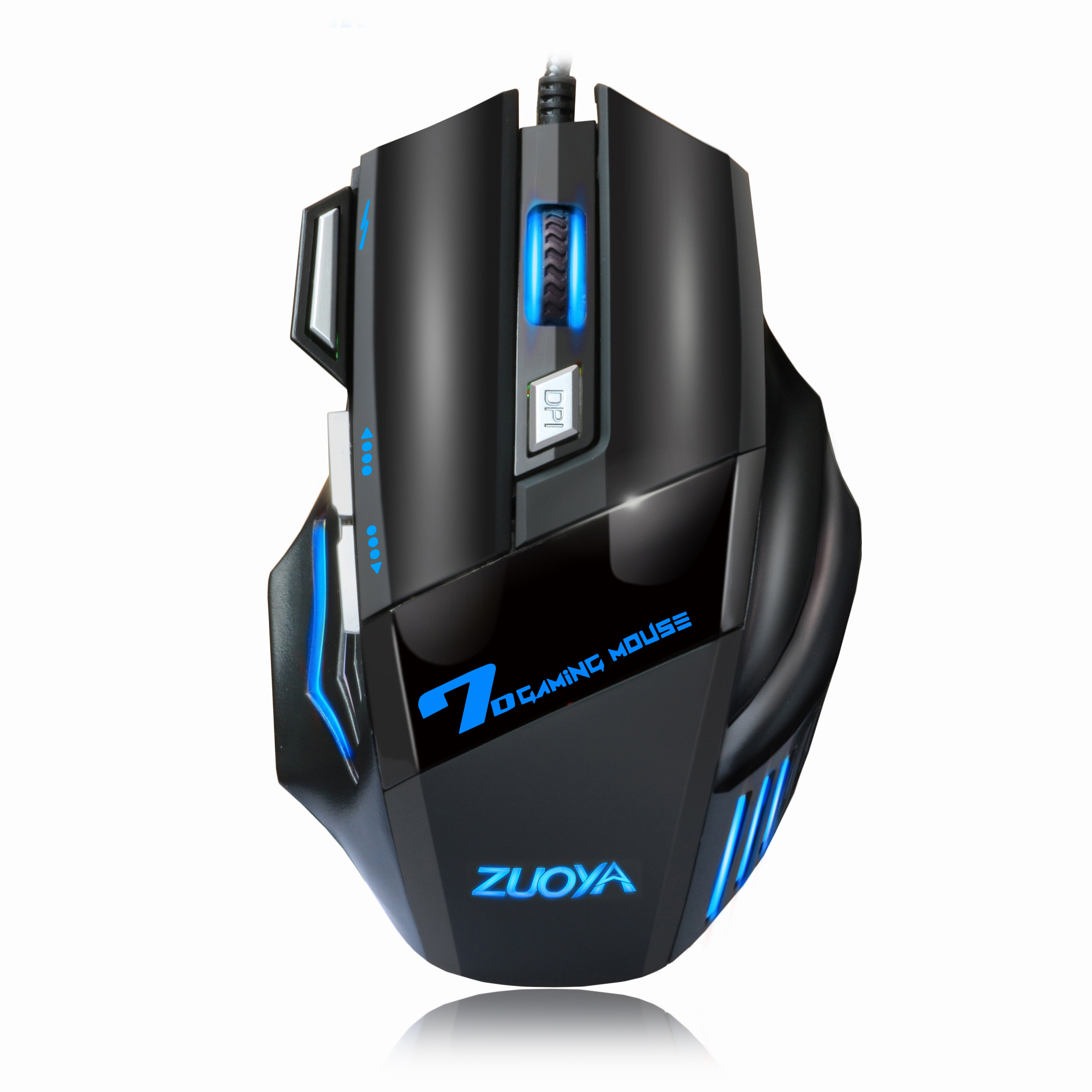 ZUOYA MMR3 Wired Mechanical Gaming Mouse 7 Keys 5500DPI LED Optical USB Mouse Mice Game Mouse Silent/Sound Mouse For PC