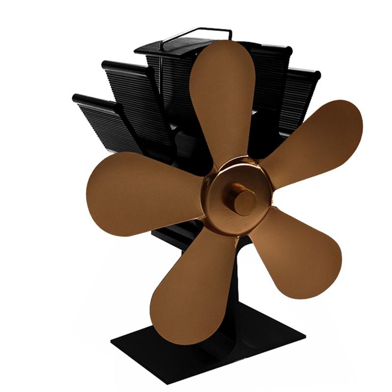 

8 Лопасти Нагреватели Вентилятор для печи Вентилятор для дровяной печи с тепловым приводом Бесшумный Экологичный вентиля