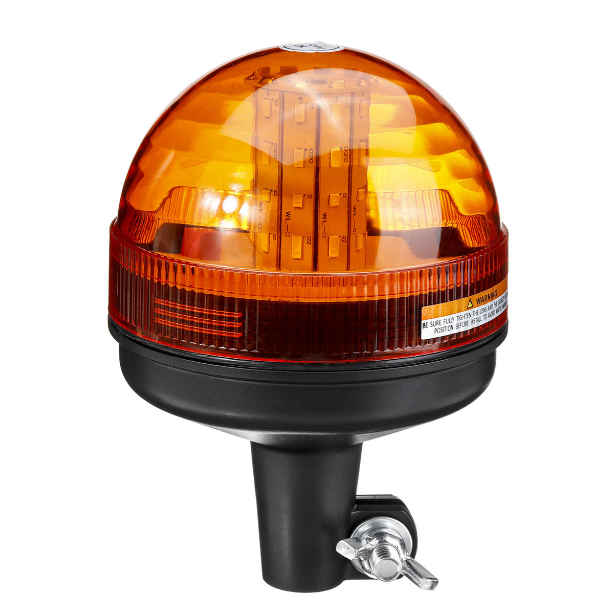 

Amber 40 LED 12V-24V Emergency Warning Flash Strobe Rotating Tractor Light Beacon Recovery Warning Signal Light