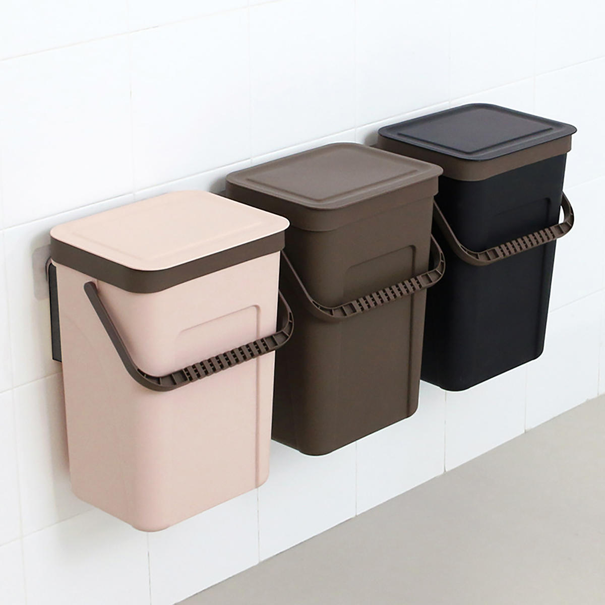 Kitchen Trash Can Wall Mounted Hanging Waste Bins for Bathroom Toilet Waste Storage