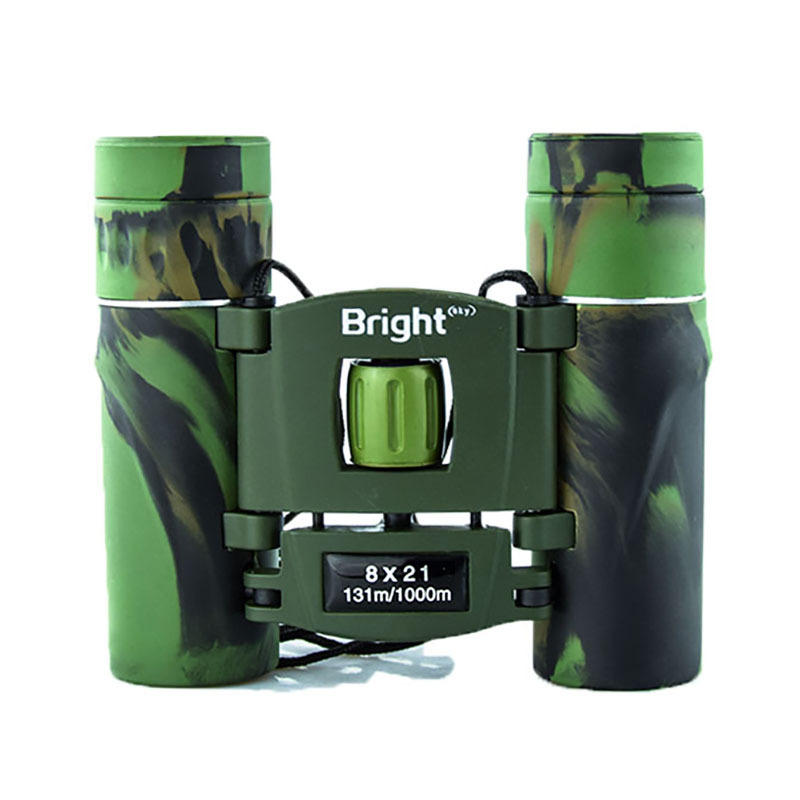 Brightsky BrL1 8 × 21 1000m HD Foco Dobrável Visão Noturna de Longo Alcance Binocular Brinquedos para Crianças Telescópio Portátil