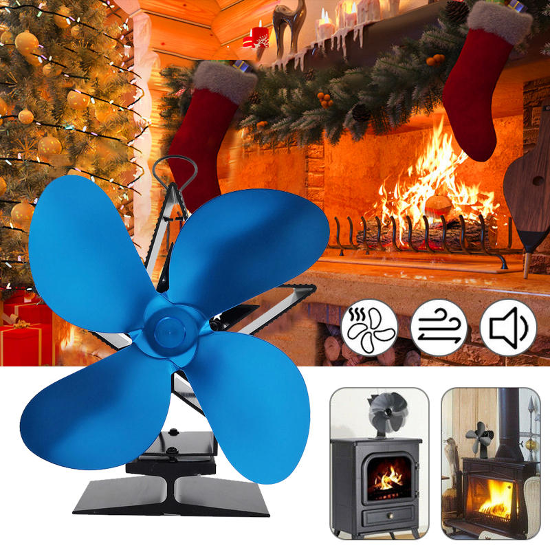 IPRee®7.87* 3.95インチ4ブレード熱暖炉ファン冬暖かいヒーター環境に優しい静かなバーナーファンXiaomi 2