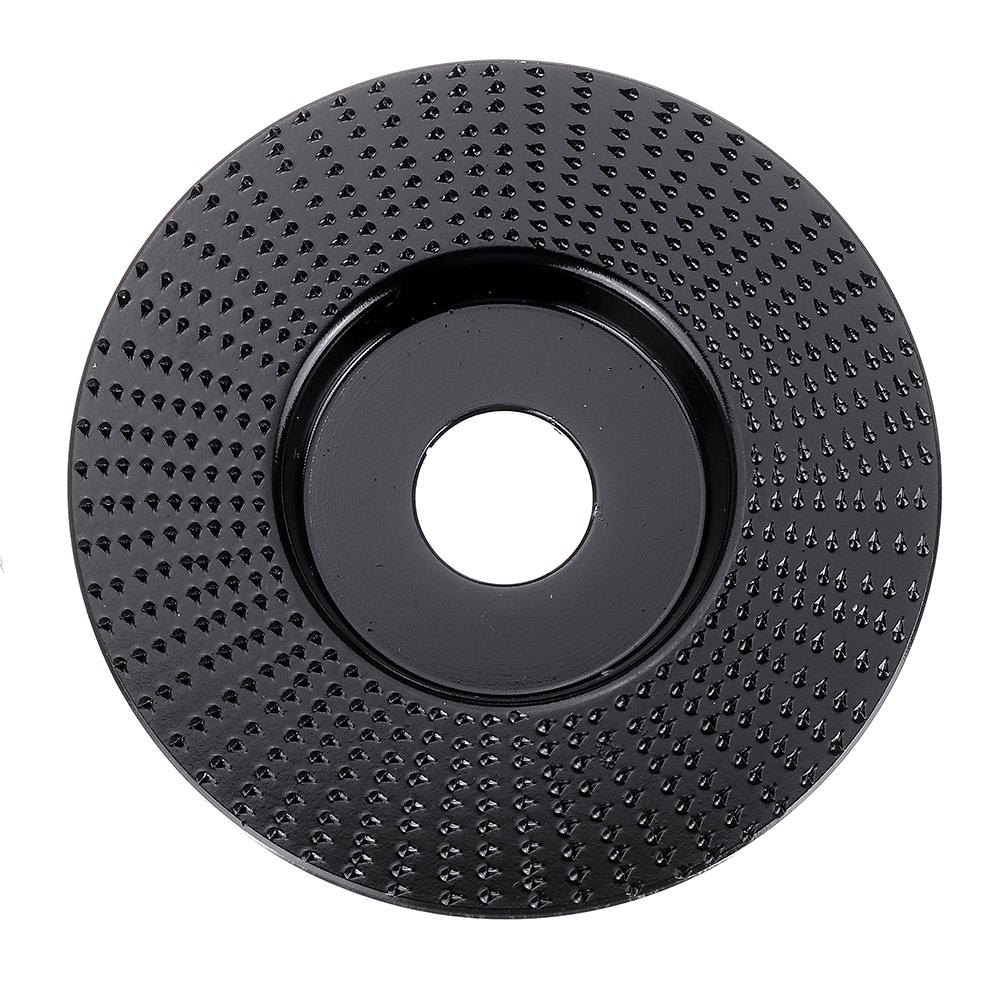 

Drillpro Black 100x16/110x22mm Plane Wood Carving Disc Tungsten Carbide Shaping Disc Angle Grinding Wheel Sanding Carvin
