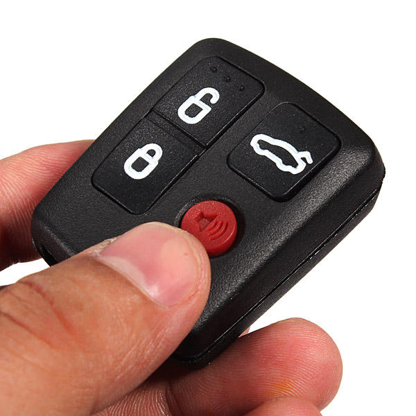 4 Buttons Black Remote Key Shell Case for Ford Territory