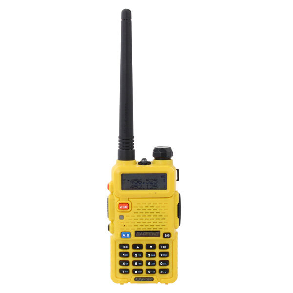 BAOFENG UV-5R Gele Dual Band Handheld Transceiver Radio Interphone