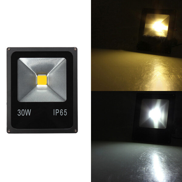 30W White/Warm White IP65 LED Flood Light Wash Outdoor AC85-265V