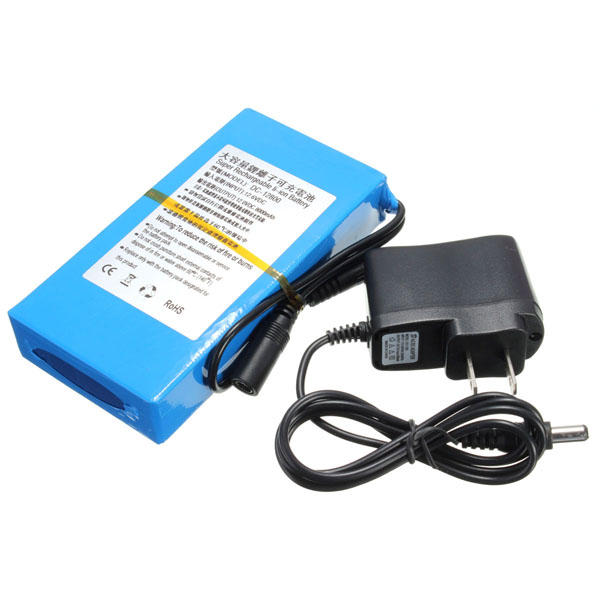 DC 12V 8000mAh Super Rechargeable Portable Lithium - ion Battery Pack