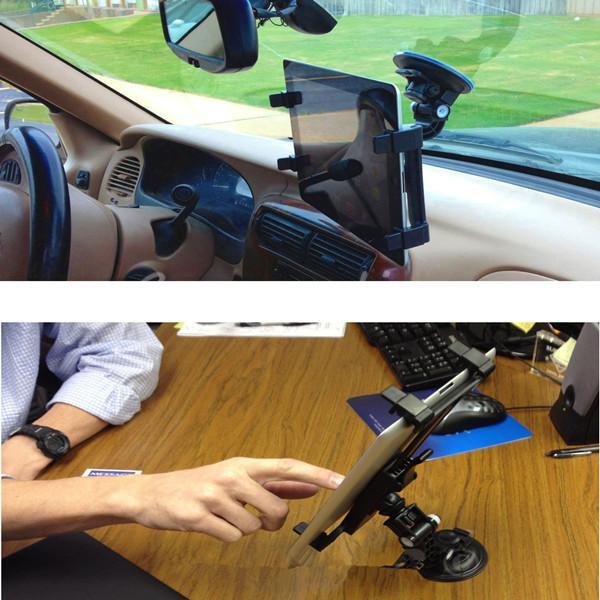 360 roterende auto windscherm desk mount beugel houder voor iPad