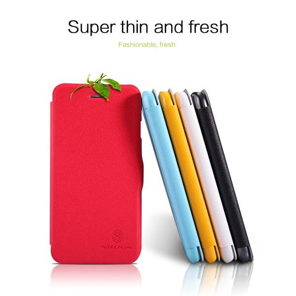 NILLKIN Fresh Series Flip Ultra Thin PU Leather Case For iPhone 6