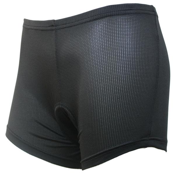 Женские спортивные велошорты Arsuxeo Riding Pants Underwear Shorts With Silicone Pad черного цвета