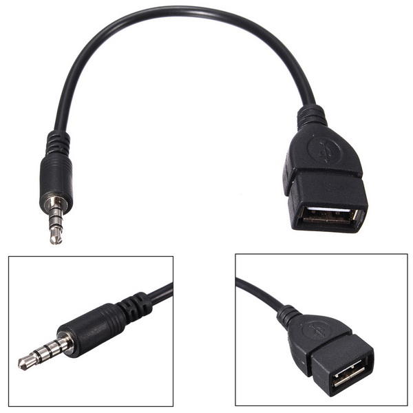 Bourgeon Løfte Den anden dag 3.5mm Male Audio AUX Jack to USB 2.0 Type A Female Converter Adapter Cable  for C Sale - Banggood USA sold out-arrival notice-arrival notice