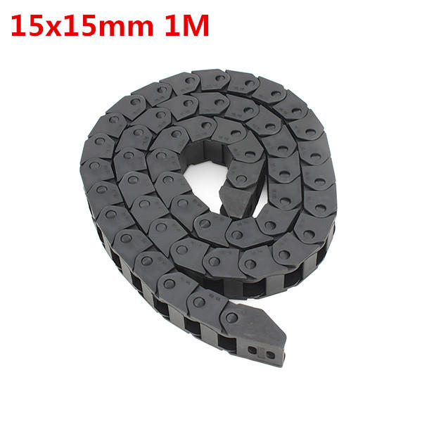 catena passa cavi 15x15mm L 1000mm Plastic Cable Drag Chain Wire Carrier for CNC 