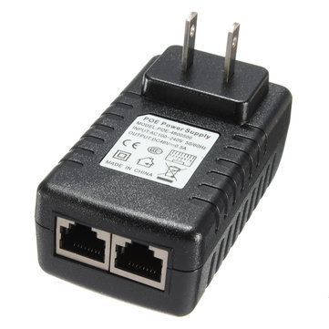 48V 0.5A PoE Injector Power Over Ethernet Adapter For Wireless Access