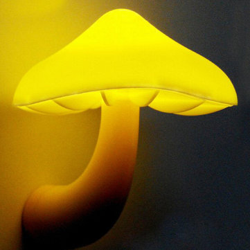 Mini Mushroom Wall Night Light Light Control Bedroom Lamp