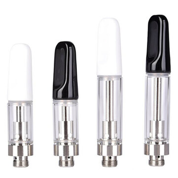 Pyrex Glass Vape Oil Core O Pen Tank With Dual Coils 510 Thread Fit For Thick Oil CE3 Battery