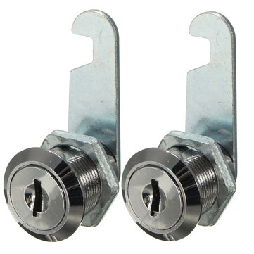 Cam Lock for Door Cabinet Mailbox Cupboard Locker 16mm 20mm 2 Keys replacement