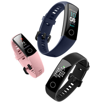 Original Huawei Honor Band 4 0.95 Inch AMOLED Full Touch Screen Wristband Heart Rate Sleep Snap Monitor Swim Posture Detect 5ATM Waterproof Smart Watch Standard Version