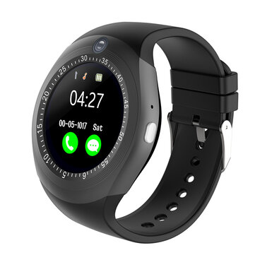 Y1S 1.54inch MTK6261D Camera GSM Sleep Monitor Pedometer bluetooth Smart Watch For Android IOS