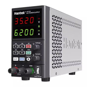 Hantek HDP135V6S 210W Stabilized Power Supply High Output with Overvoltage Protection RS232 Fast Charging Support Ideal for Lab Prototyping Electromagnetic Compatibility