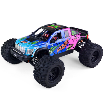 ZD Racing MX 07 1/7 2.4G 4WD 80km/h 8S Brushless RC Car Hobbwing Max6 Monster Big Foot Off-Road Truck Oil Filled Shocks Vehicle Models